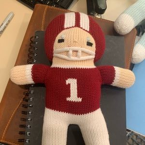 Zubels football player- maroon
